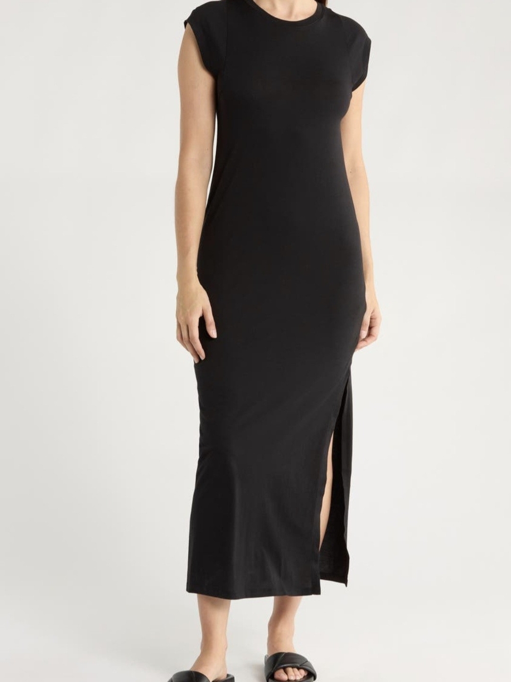 ​FRAME Le Mid Muscle Dress - Noir (XS) NWT